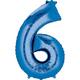 34in Blue Number Balloon (6)